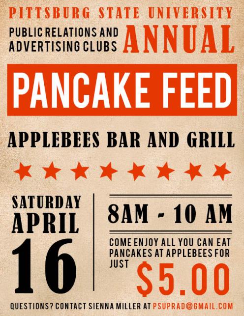 Pancake Feed Poster